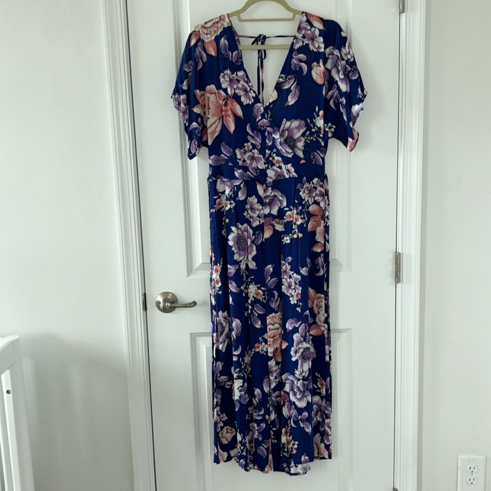 Floral Print Jumpsuit